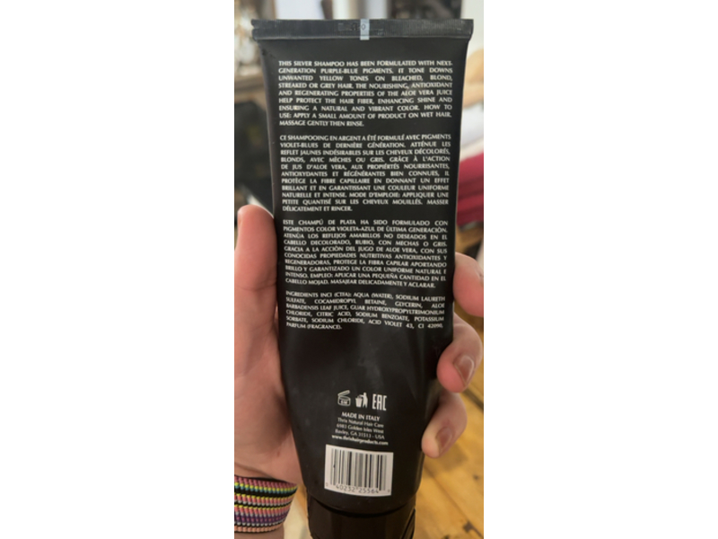 Thrix Silver Shampoo, Aloe Vera Juice, 8.5 fl oz/250 mL