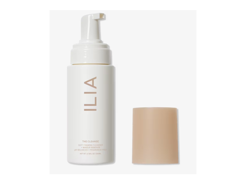 Ilia The Cleanse Soft Foaming Cleanser + Makeup Remover, 6.76 fl oz/200 mL