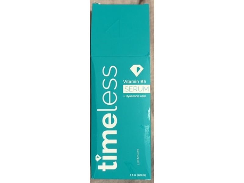 Timeless Skin Care Vitamin B5 Serum, Hyaluronic Acid, 4 fl oz/120 mL