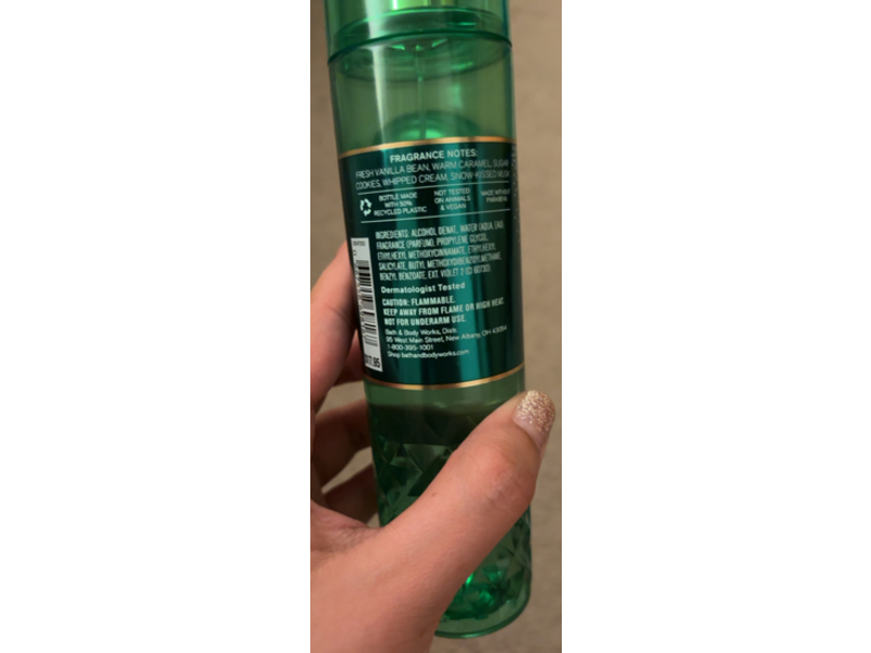 Bath & Body Works Fine Fragrance Mist, Vanilla Bean Noel, 8 fl oz/236mL