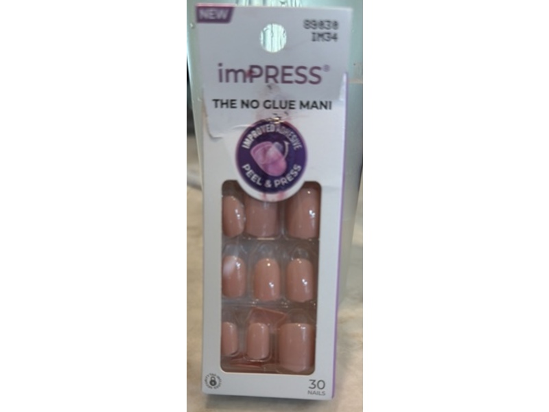 Impress The No Glue Mani Press On Nails, Kingdom, 30 Count
