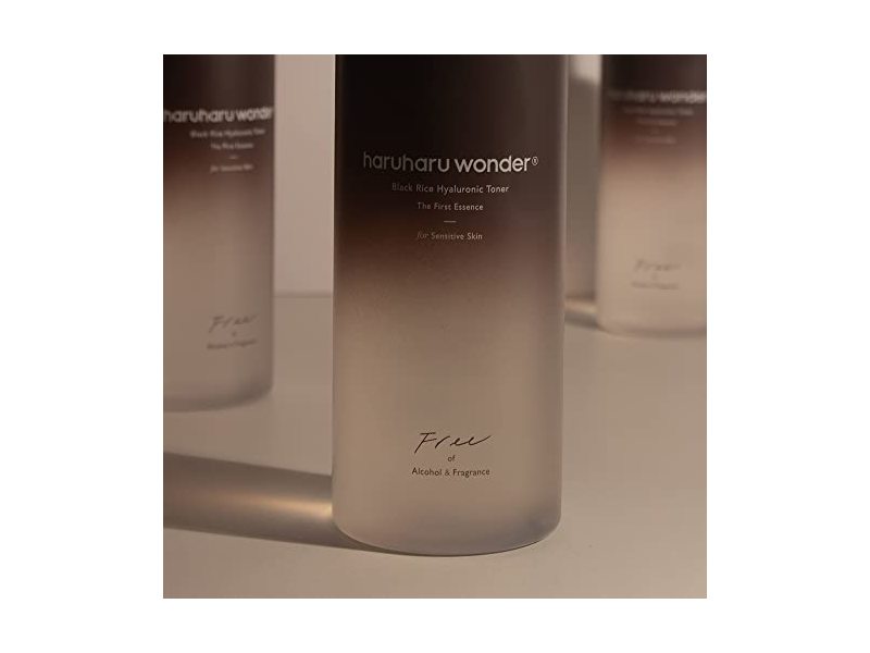 Haruharu Wonder Black Rice Hyaluronic Toner for Sensitive Skin, 10.1 fl oz / 300ml
