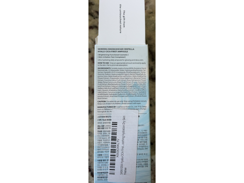Skin1004 Madagascar Centella Hyalu - Cica First Ampoule, 3.38 fl oz/100 mL