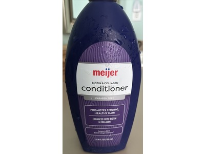 Meijer Biotin & Collagen Conditioner, 25.4 fl oz/750 mL