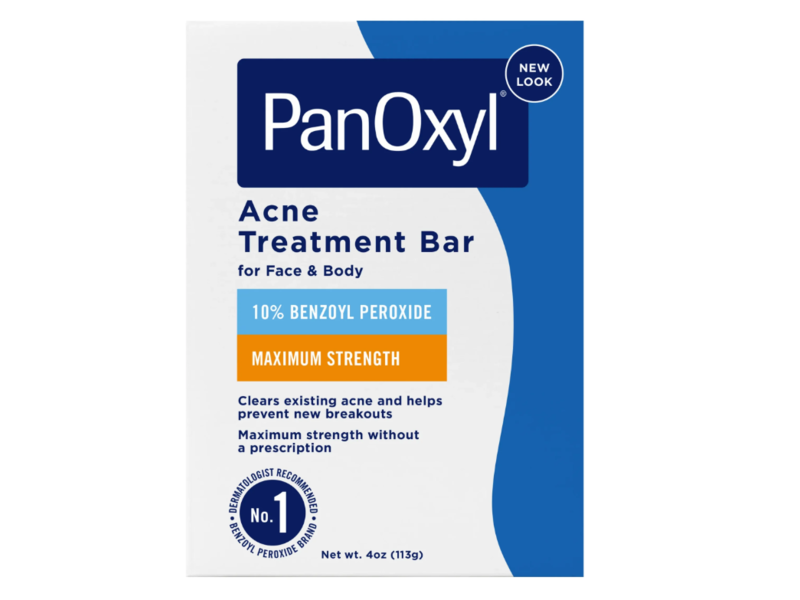 Panoxyl Acne Cleansing Bar, 10% Benzoyl Peroxide, 4 oz/113 g