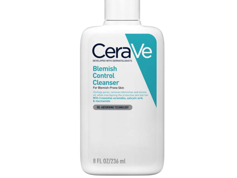 CeraVe Blemish Control Cleanser, 8 oz/236 mL.