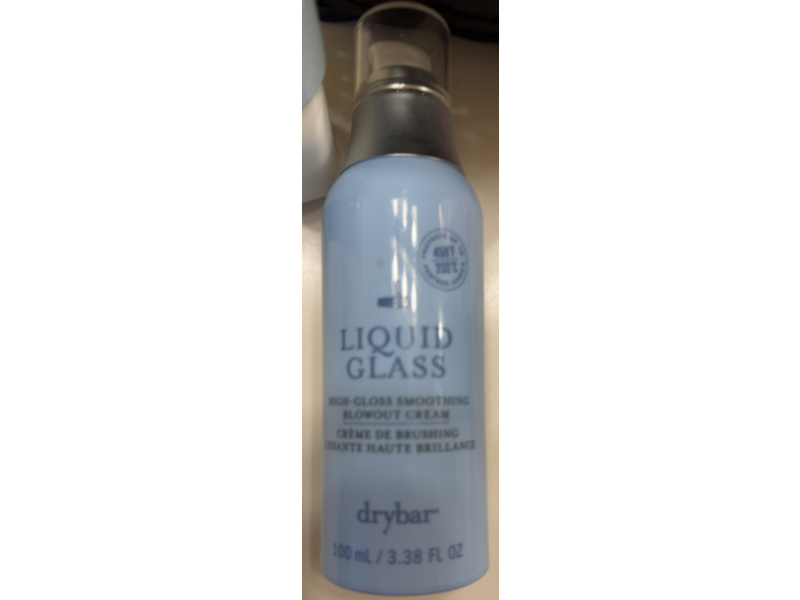 Drybar Liquid Glass High - Gloss Smoothing Blowout Cream, 3.38 fl oz/100 mL