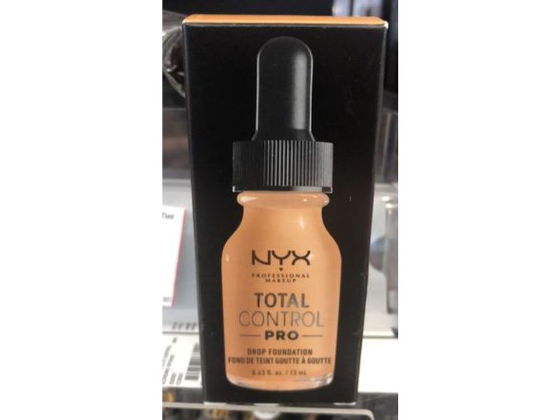 Nyx Professional Makeup Total Control Pro Drop Foundation, Medium Olive, 0.43 fl oz/13 mL