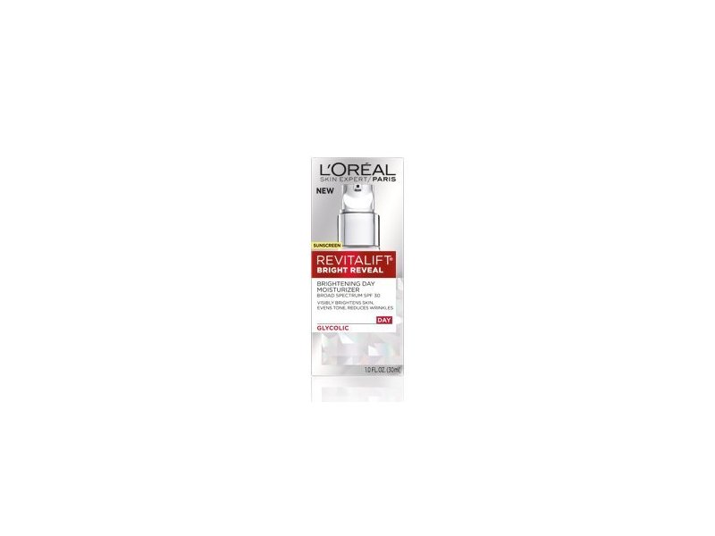 L'Oreal Skin Expert Revitalift Bright Reveal Brightening Moisturizer SPF 30, 1 Fl Oz
