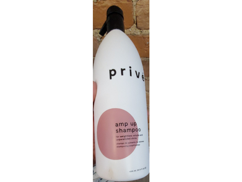Prive Amp Up Shampoo, 33.8 fl oz/1000 mL