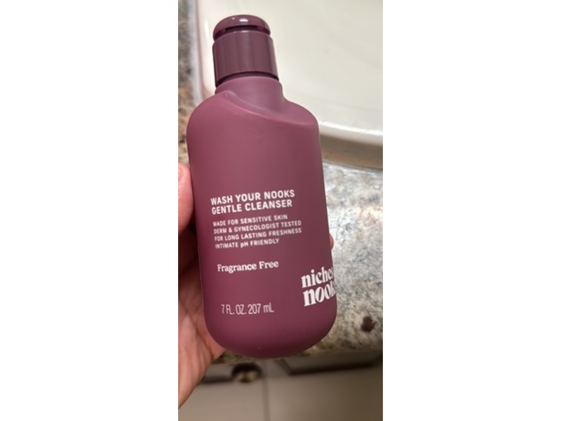 Niches & Nooks Wash Your Nooks Gentle Cleanser, 7 fl oz/207 mL