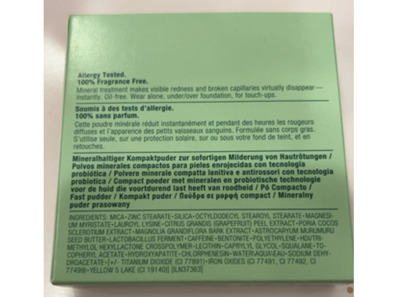 Clinique Redness Solutions Instant Relief Mineral Pressed Powder, Probiotic Technology, 0.4 oz/11.6 g