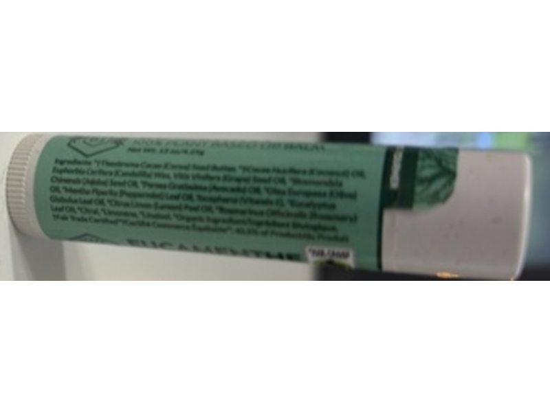 Crate 61 Eucamint 100% Plant Based Lip Balm,15 oz/4.25 g