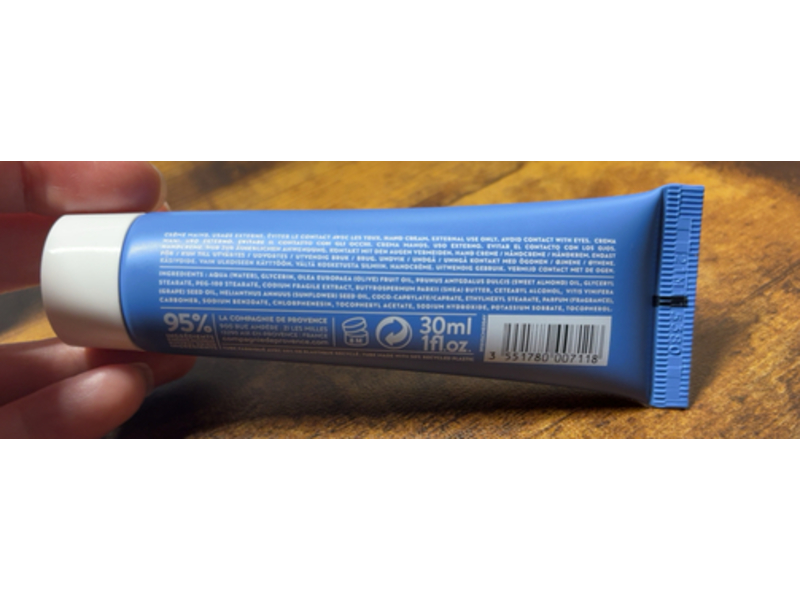 Compagnie De Provence Ultra-Hydrating Hand Cream, Seaweed, 1 fl oz/30 mL