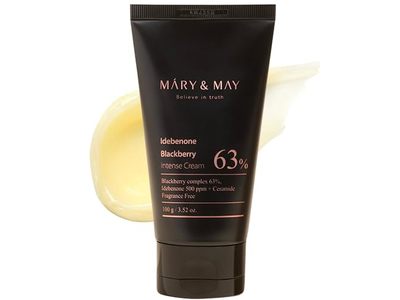 Mary & May Intense Cream, Idebenone Blackberry, 3.52 oz/10 g
