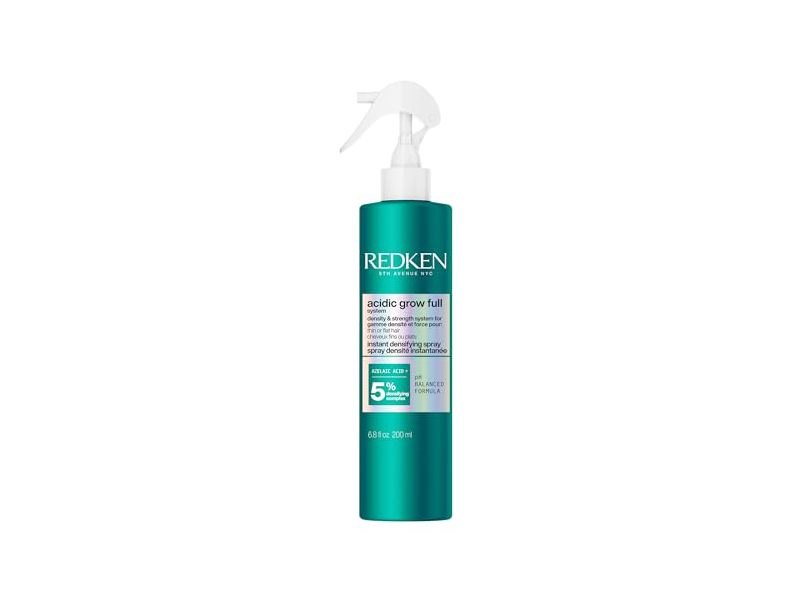 Redken Acidic Grow Full Instant Densifying Spray, Azelaic Acid + 5% Densifying Complex, 6.8 fl oz/200 mL