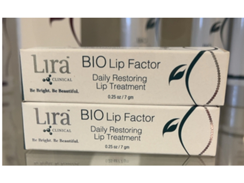 Lira Bio Lip Factor Daily Restoring Lip Treatment, 0.25 oz/7 g