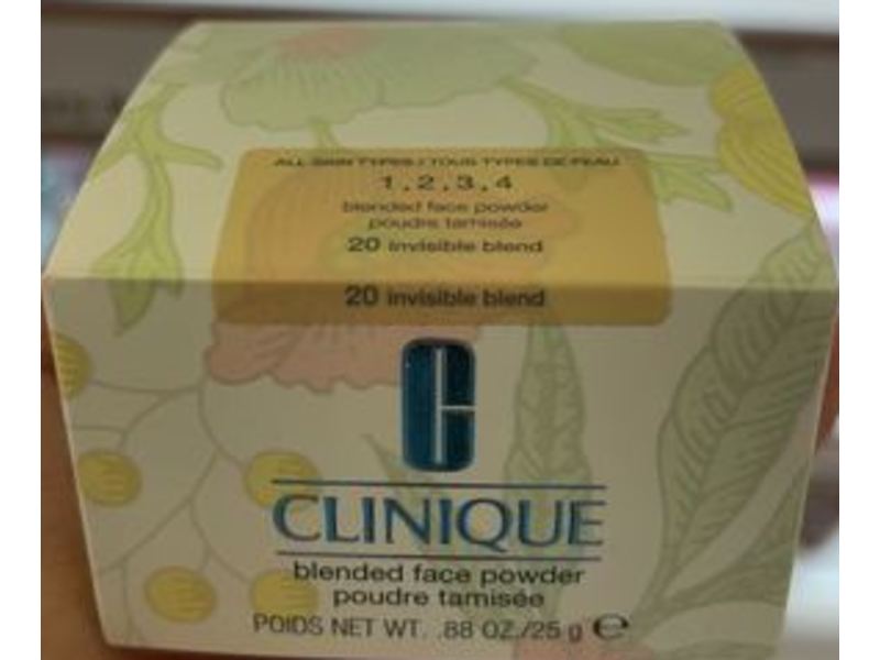 Clinique Blended Face Powder, 20 Invisible Blend, 0.88 oz/25g