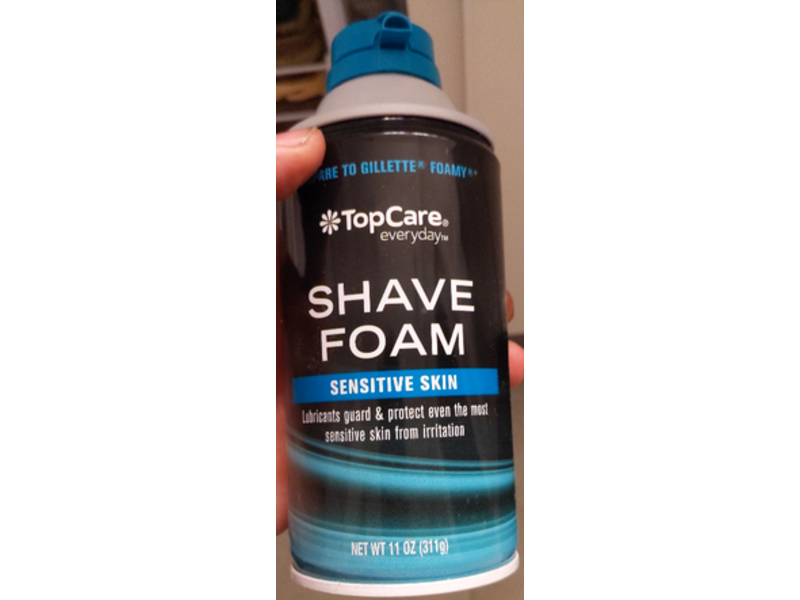 Topcare Shave Foam, Sensitive Skin, 11 oz/311 g