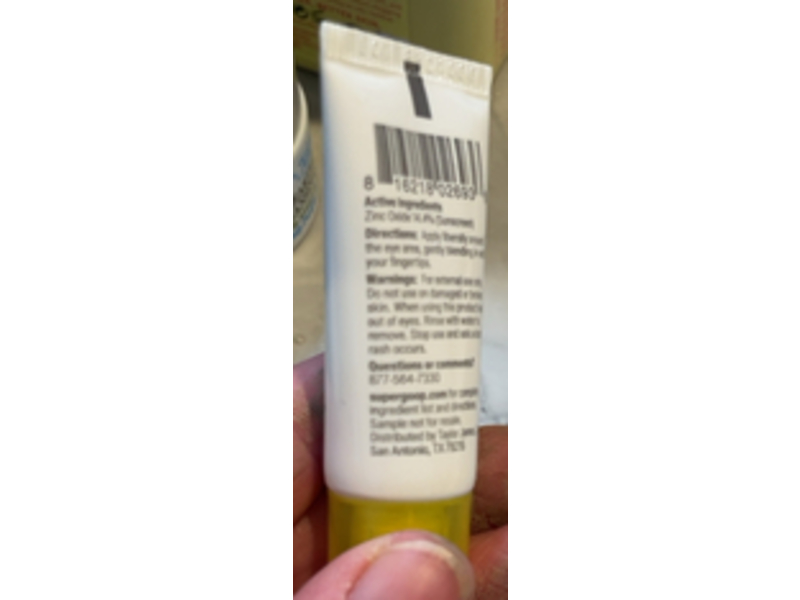 Supergoop Eye Cream, SPF 40 PA+++, 0.17 fl oz/5 mL