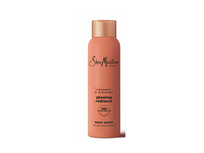 Sheamoisture Illuminating Body Wash, Coconut & Hibiscus,13 fl oz/384 mL