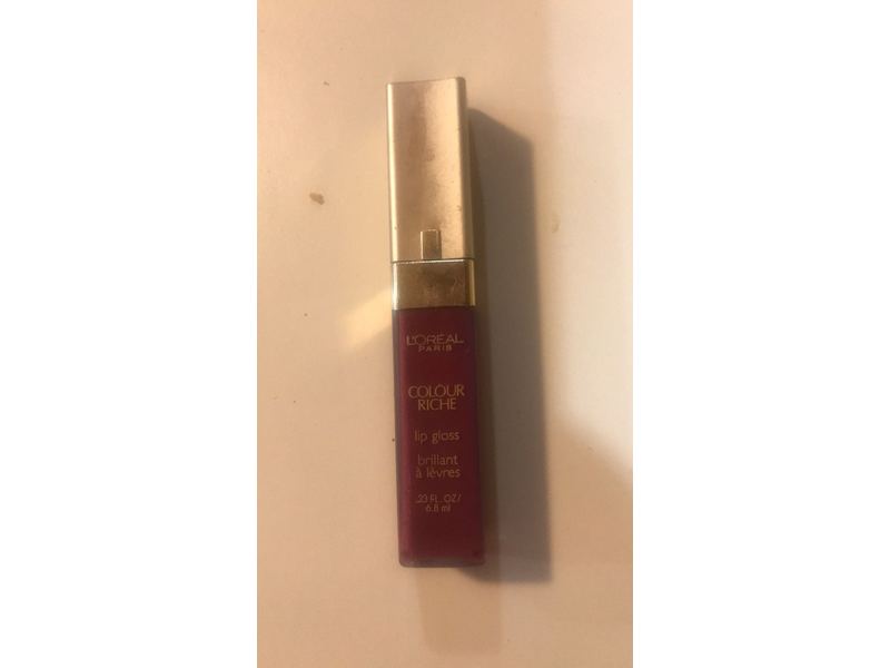 L'Oreal Paris Colour Riche Lip Gloss, Rich Plum, 0.23 fl oz/6.8 m