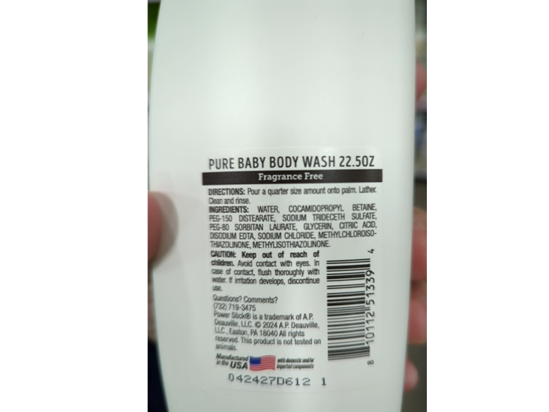 Pure Baby Body Wash & Shampoo, 22.5 fl oz/665 mL