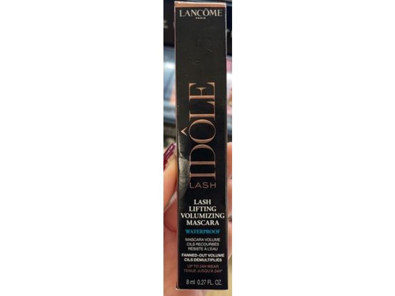 Lancome Lash Idole Lash Lifting Volumizing Waterproof Mascara, Glossy Black, 0.27 fl oz/8 mL