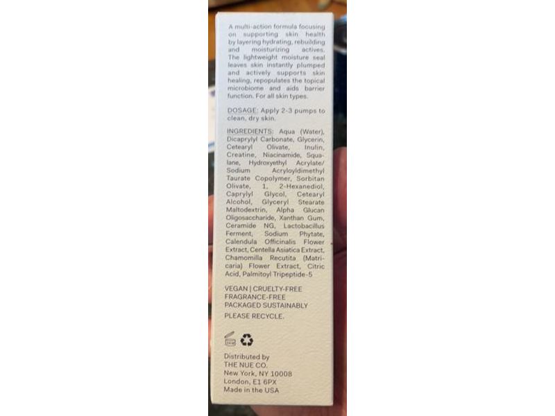 The Nue Co Topical Microbiome Barrier Culture Moisture, Ceramides, Squalane, Niacinamide, 1.6 fl oz/50 mL