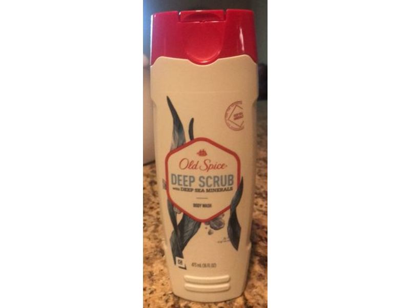 Old Spice Deep Scrub Body Wash With Deep Sea Minerals, 16 fl oz/473 mL