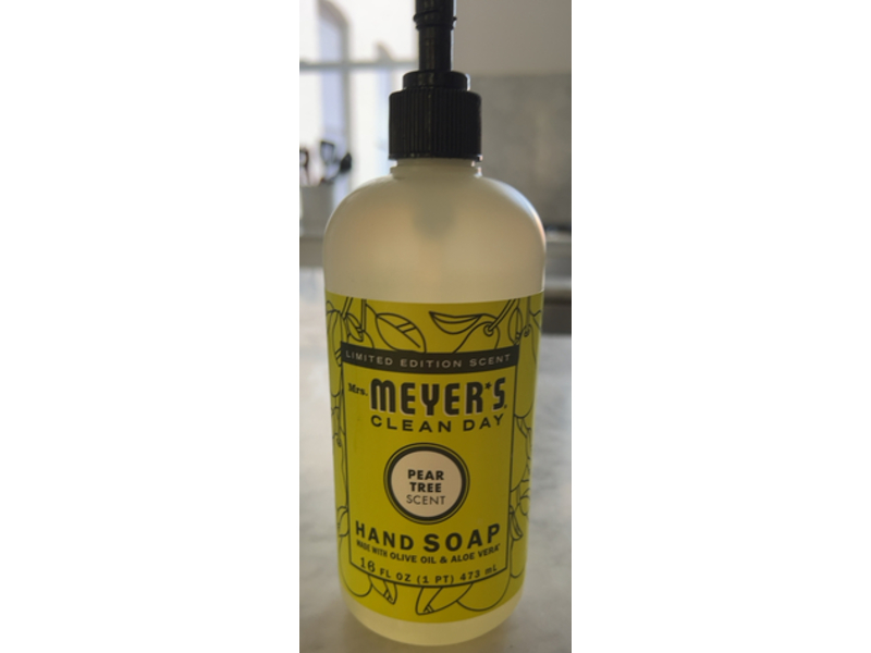 Mrs. Meyer's Clean Day Hand Soap, Pear Tree Scent, 16 fl oz/473 mL