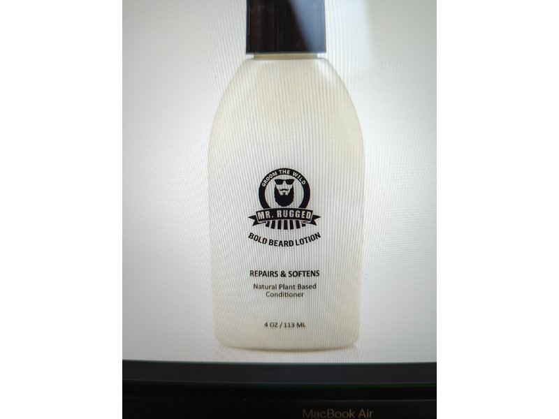 Mr.Rugged Bold Beard Lotion Conditioner, 4 oz/113 mL