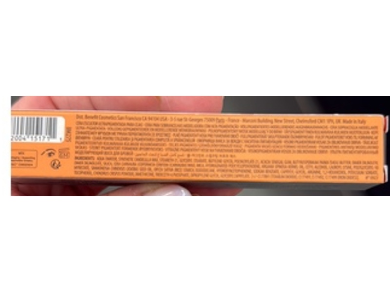 Benefit Precisely, My Brow Sculpting Wax, Cool Soft Black, 0.17 oz/5 g