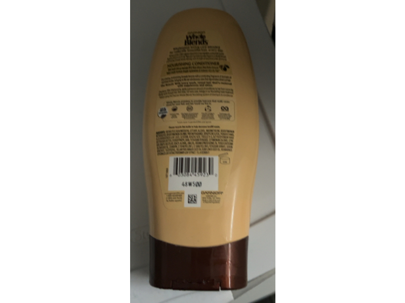 Garnier Whole Blends Nourishing Conditioner, Avocado Oil & Shea Butter, 12.5 fl oz/370 mL, Pack Of 3
