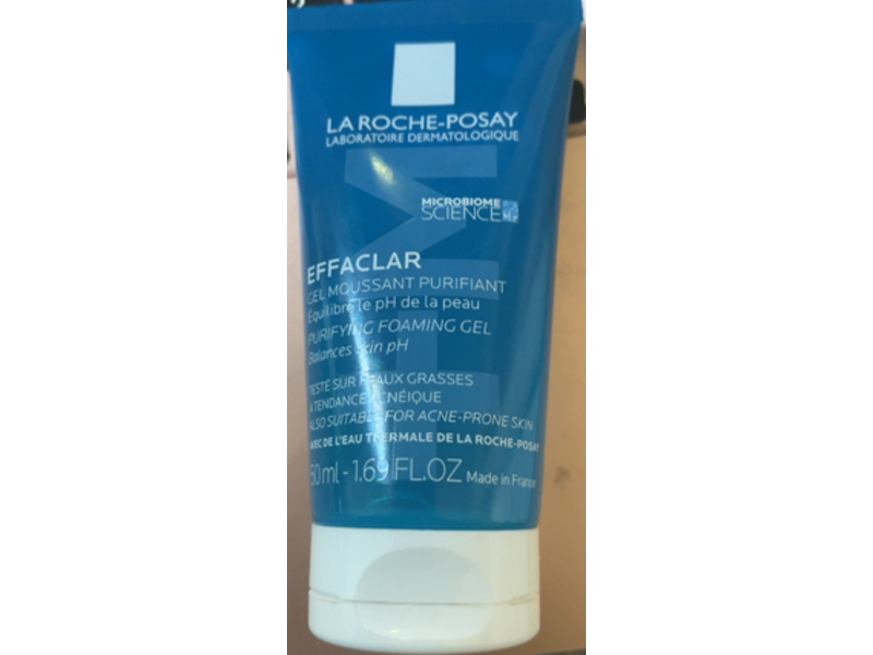 La Roche-Posay Effaclar Foaming Gel, 1.69 fl oz/50 mL