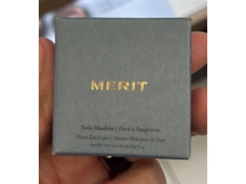 Merit Solo Shadow Matte Eyeshadow, Brun, 0.17 oz/5 g