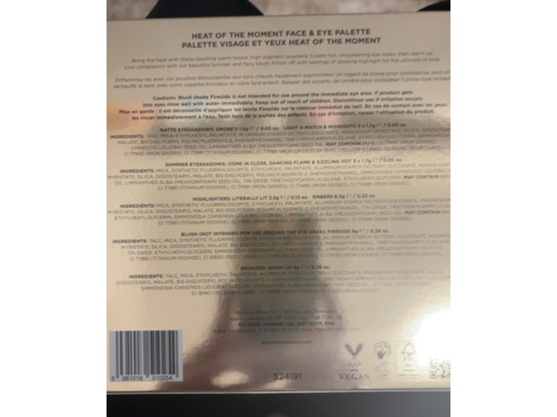 Iconic London Face & Eye Palette, Heat Of The Moment, 1.26 oz/36 g