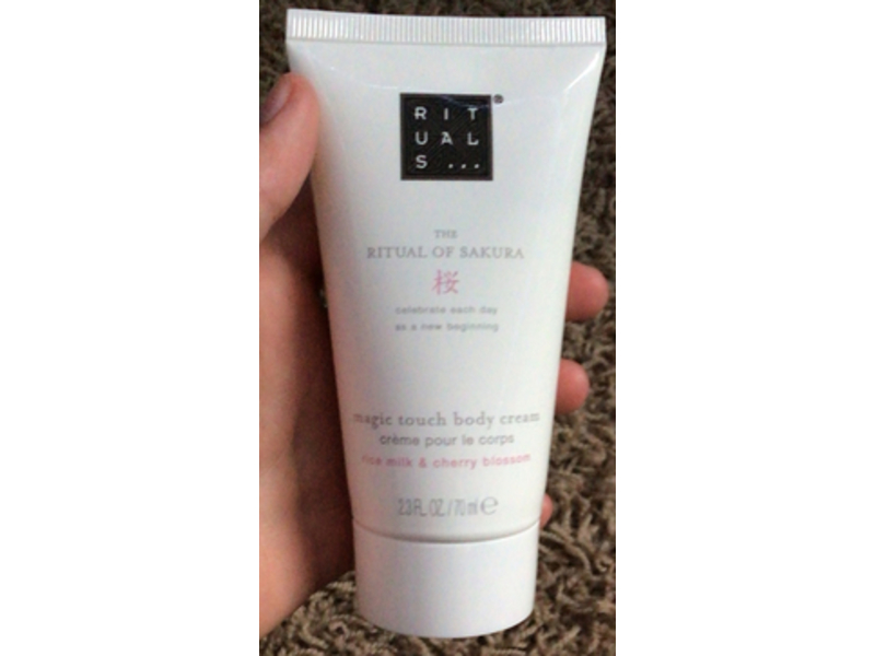The Ritual Of Sakura Magic Touch Body Cream, Rice Milk & Cherry Blossom, 2.3 fl oz/70 mL