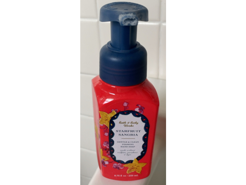 Bath & Body Works Gentle & Clean Foaming Hand Soap, Starfruit Sangria, 8.75 fl oz/259 mL