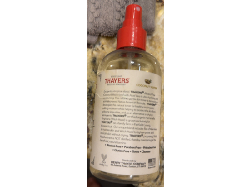 Thayers Facial Mist, Coconut Water, 8 fl oz/237 mL