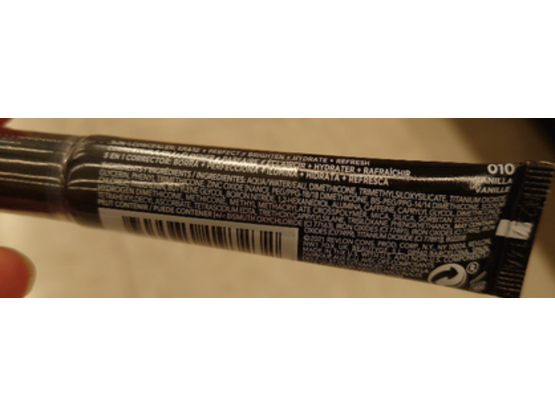 Revlon 5-in-1 Concealer, 010 Vanilla, 0.27 fl oz/8 mL