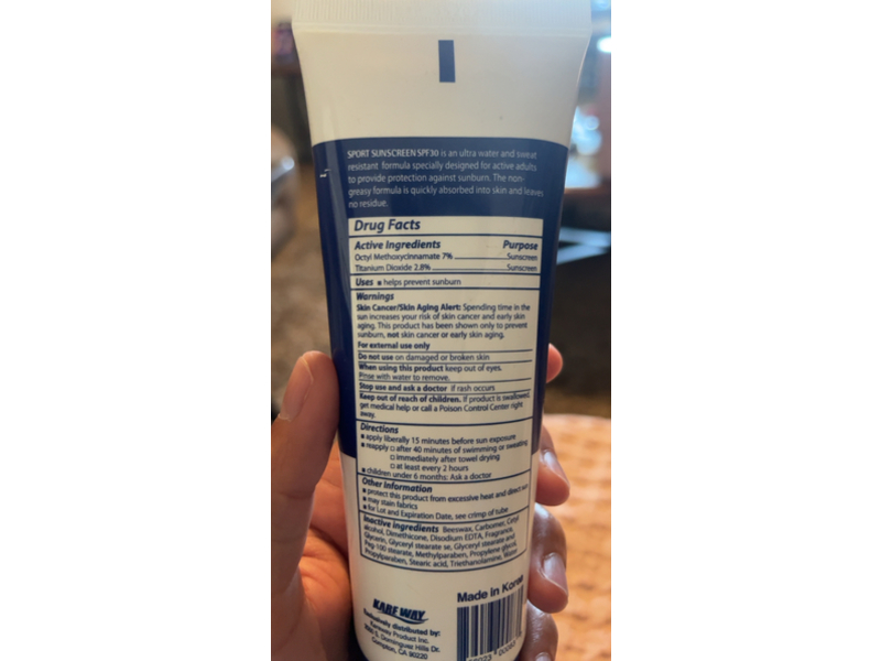 Pure-Aid Sport Sunscreen Lotion, SPF 30, 3.5 oz/100 mL