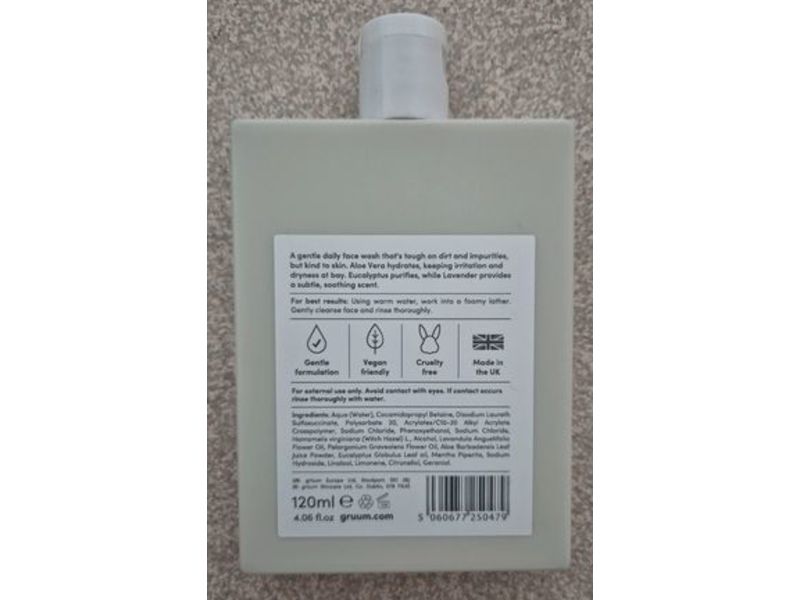 Gruum Kyra Gentle Face Wash, 120 mL