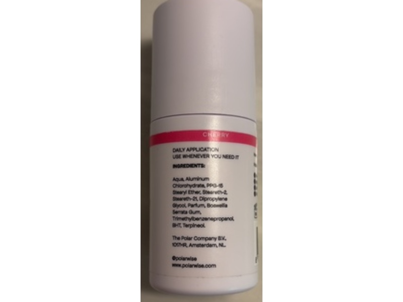 Polarwise Odour Stopping Deodorant, Cherry, 1.69 fl oz/50 mL