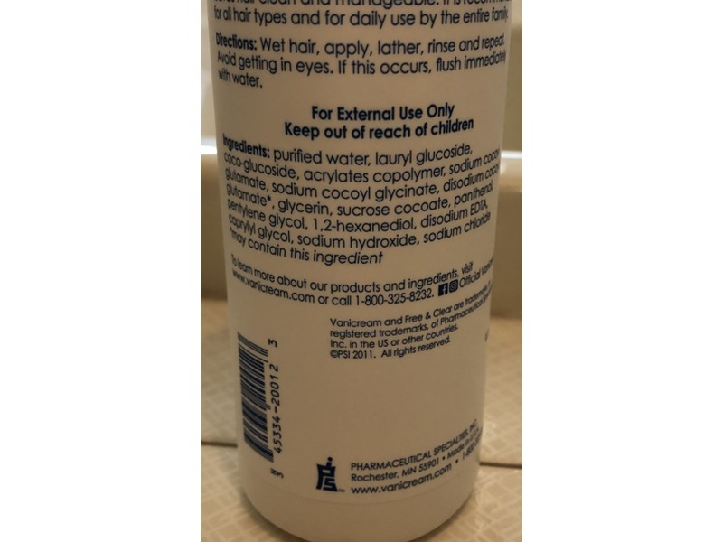 Vanicream Shampoo, 12 fl oz (355 mL)