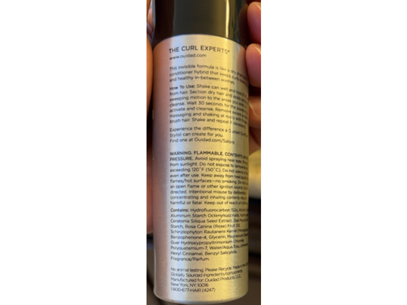 Ouidad Clean Sweep Moisturizing Dry Shampoo, 2.2 oz/70 mL