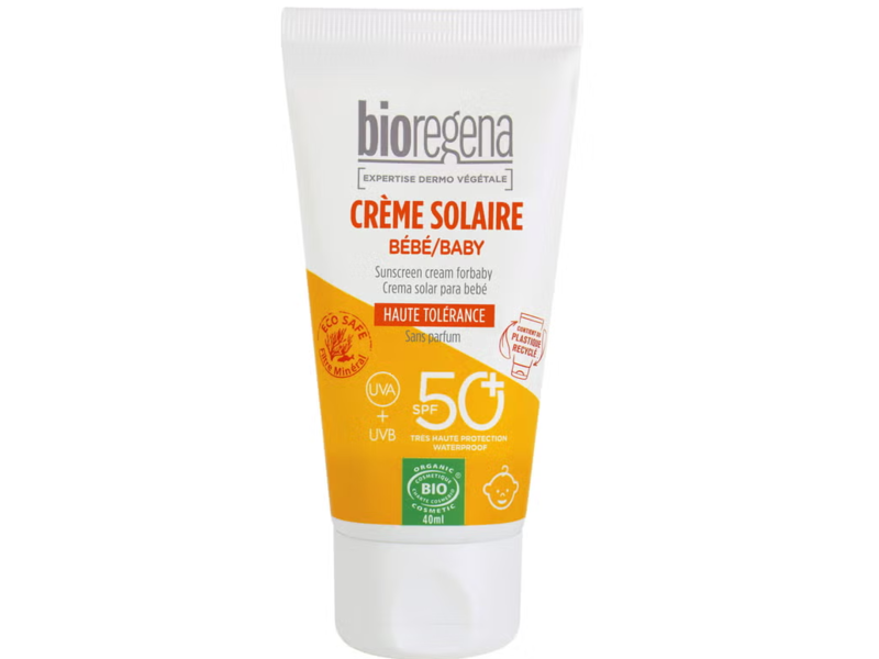 Bioregena Baby Sunscreen, SPF 50+, 1.441 oz/40 mL