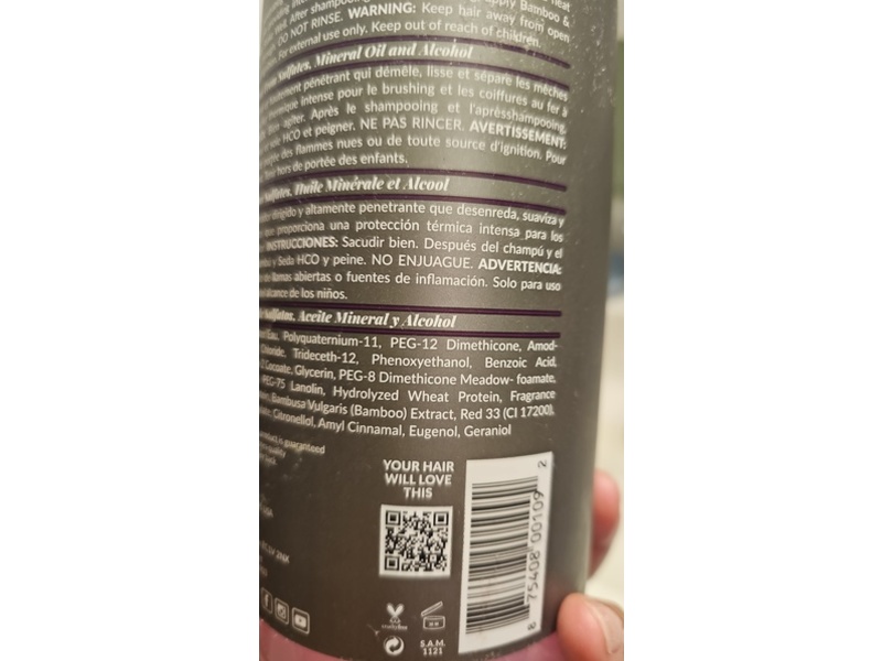 Design Essentials Hco Leave-In Conditioner, Bamboo & Silk, 32 fl oz/946 mL