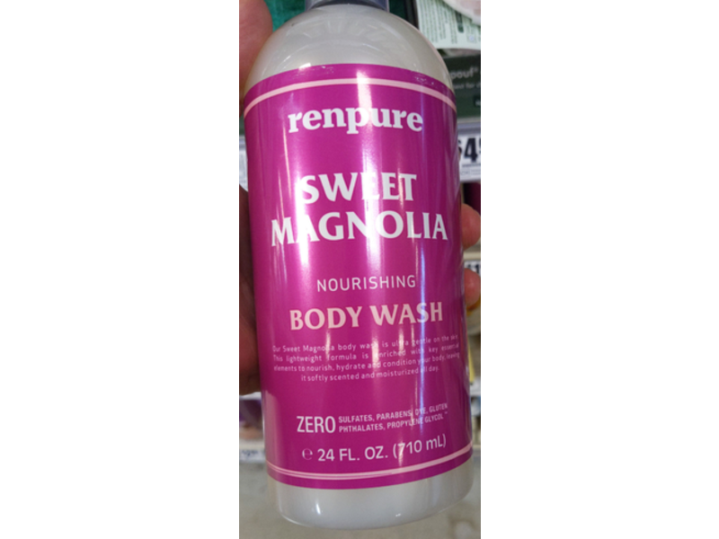 Renpure Nourishing Body Wash, Sweet Magnolia, 24 fl oz/710 mL