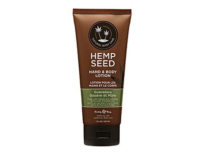 Earthly Body Hemp Seed Hand & Body Lotion, Guavalava, 7 fl oz/207 mL